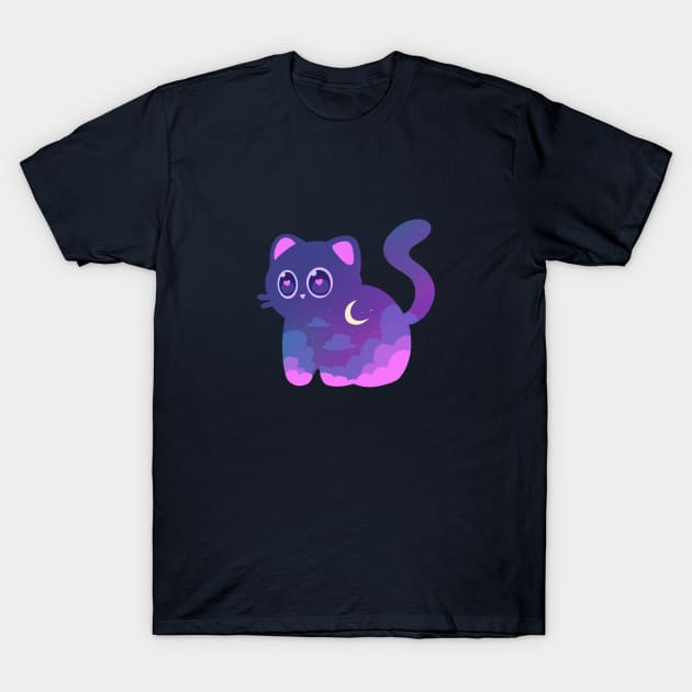 Little Galaxy Catto T-Shirt by silly cattos